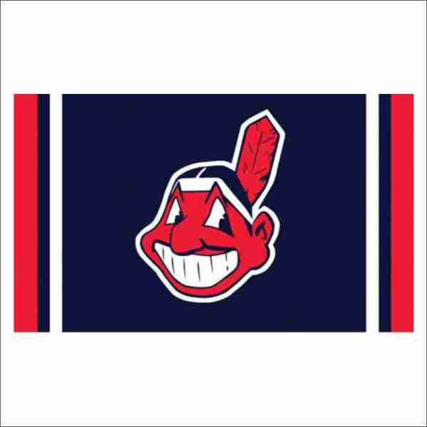 Popular 3x5ft champions Cleveland Indians MLB flags banner with custom printed