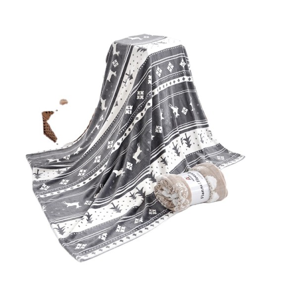 super soft beautiful Christmas printed flannel fleece blanket