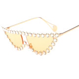 12035 Superhot Eyewear 2019 Fashion Women Sun glasses Rhinestone Cat Eye Sunglasses