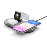 3 in 1 QI Wireless Charger Wireless Charging Pad for AirPods Pro/2 Charging Dock for iWatch