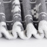 super soft beautiful Christmas printed flannel fleece blanket