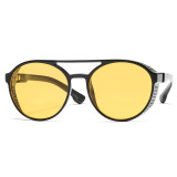 11051 Superhot Eyewear 2018 Fashion Sun glasses Steam Punk Goggles Retro Vintage Steampunk Sunglasses