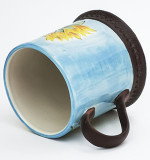 Fast proofing ceramic travel tea mug cup sets customizable mugs ceramics cup 14oz