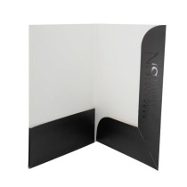 Wholesale Custom A4 L Shape Two Pockets Presentation File Folders for Business card
