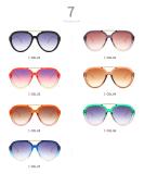 24637  Superhot Eyewear  Hot sales  Double beam Sunglasses Gradient color frame Stepped sun glasses
