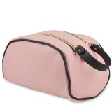 2021 Hot sale high  quality  black makeup bag vanity case custom logo toilet bag men cosmetic bag