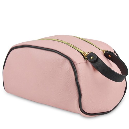2021 Hot sale high  quality  black makeup bag vanity case custom logo toilet bag men cosmetic bag