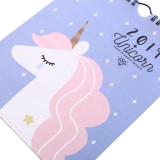 2021 Customized printed design personalized spiral binding unicorn desk advent calendars