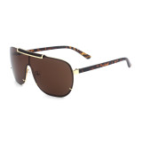 10025 Superhot Eyewear Fashion Oversized One Piece Lens Gradient Shield Shades Sunglasses