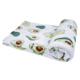 Flannel Printed Blanket Super Soft Fleece Blanket For Spring Series