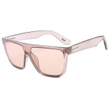 13545 Superhot Eyewear 2019 Fashion Men Women Black Rectangular Shield Shades Flat Top Sunglasses