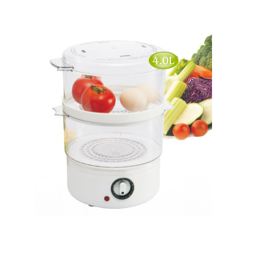 Household Electric Food Steamer 3 Layer Multifunction 4L with timer