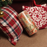 Coral fleece blanket with very soft hand feel for Christmas with Tin can packaging