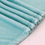 Cheap factory price digital printing flannel 100 polyester fleece blanket