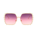 12235 Superhot Eyewear Pearl Square Sun glasses Shades 2019 Fashion Women Sunglasses