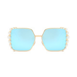 12235 Superhot Eyewear Pearl Square Sun glasses Shades 2019 Fashion Women Sunglasses