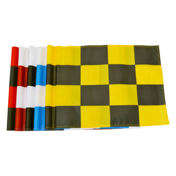 wholesale custom hole polyester material cheap mini printing golf flag
