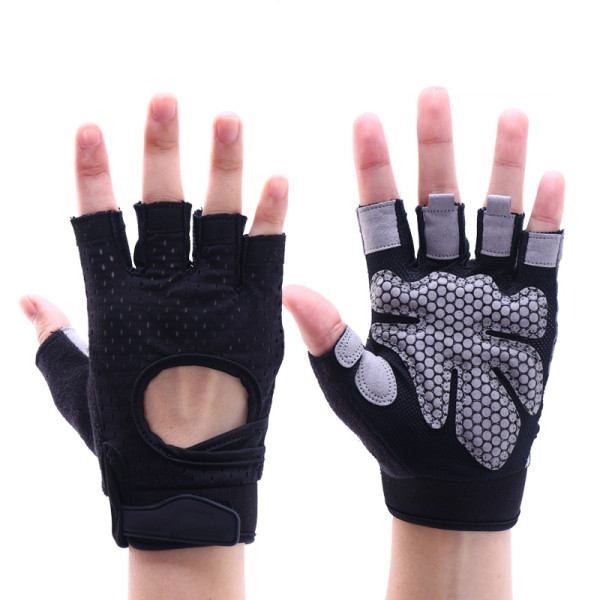 Silk Screen Printing LOGO Sport Pink Lifting Weight Exercise Workout Gloves Gym Man Women
