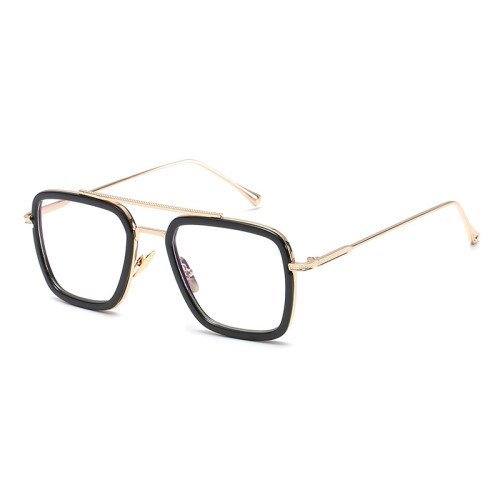 Superhot Eyewear 61119 Fashion Square Sun glasses Tony Stark Sunglasses Edith Glasses