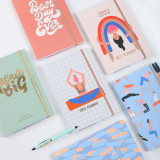 New Products 2022 Unique Custom Journal White Quotes Design Softcover Planner Composition Notebook