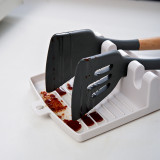 2020 Hot Kitchen Utensil Rest Eco-friendly Food Grade Spoon Rest Plastic Spoon Holder For Pot