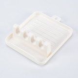 2020 Hot Kitchen Utensil Rest Eco-friendly Food Grade Spoon Rest Plastic Spoon Holder For Pot