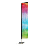 best price teardrop pole advertising novelty outdoor telescopic flag banner
