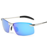 102101 Superhot Vintage Rimless Anti Glare Fashion Polarized Lens Sunglasses Outdoor Men Sunglasses 3043 metal classic