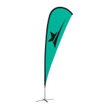 All aluminum pole of custom outdoor knife marketing fabric feather flag banner