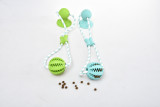 Indoor & Outdoor Puppy Interactive Chewer Ball Strong Sucker Rubber Dog Toy