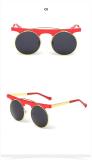 Vintage Cool Steampunk Goggles Men Women Punk Sunglasses Gothic Sun Glasses Round Lens Shades Oculos lunettes 137801