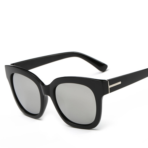 Stylish New Reflective Sunglasses Big Frame European and American Fashion Shades Men and Women Universal Sun Glasses 111901