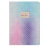 New Products 2022 Unique Quilted Ombre Fabric Hardcover Journal Custom Weekly Daily Planner Notebook