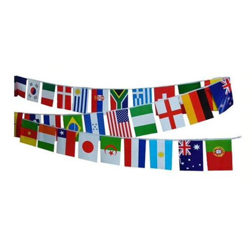 best price printing advertising banner felt triangle size hanging flags