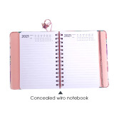 New Products 2022 Unique Custom Journal Flowers Rose Gold Quotes Sublimation Planner Art Notebook