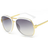 Top quality classic women sunglasses half frame sun glass men fashion simple personality sun glasses 103801