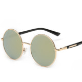 Brand Designer Retro Round Mirror Prince style Sunglasses 81901