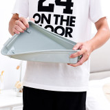 Under bed foldable thickened color transparent eco-friendly stackable Drop-front plastic sneaker shoe storage box
