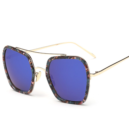 Superhot Fashion Women Square Sunglasses Vintage Brand Coating Women Sun Glasses Metal Frame Outdoor Oculos De Sol 142401