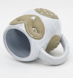 3D cups fox coffee mug porcelain creative kids drinking cup 3d fox ceramic cup coffee mugs for sale