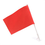 best price advertising magnetic plastic pole decoration blank mirror car flag