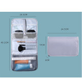 Fashion  personalized custom men washing hanging toilet bag folding travel makeup cosmetic travel bag with handle