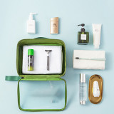 Wholesale Customized Pouch Clear Pvc Gift Makeup Bag jelly   transparent  waterproof cosmetic bag