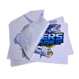 multi-color screen printing transfer fish car bumper sticker