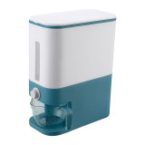 Eco Friendly BPA Free Automatic Kitchen Glass  Bucket Rice Bin Cereal Grain Plastic Storage Container Container Rice Dispenser