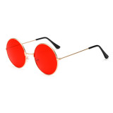 A0301 Superhot Eyewear 53mm Classic Retro Vintage Men Women Sun glasses Fashion Mirrored Round Metal Sunglasses
