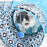Pet Supply Collapsible Foldable 5 Way Cat Tunnel Play Toy