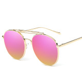 90001 eyeglasses New Fashion Oculos De Sol Masculino Women Sunglasses Green Blue Mirrored For Men Cool Pilot Sun Glasses