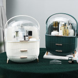 Waterproof Adjustable Make Up Box Brush Lipstick Beauty Portable Clear Jewelry Organizer Cosmetic Storage Box Makeup Organizer