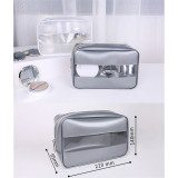 Professional Custom Waterproof Transparent Women Travel PVC Cosmetic Makeup Bag